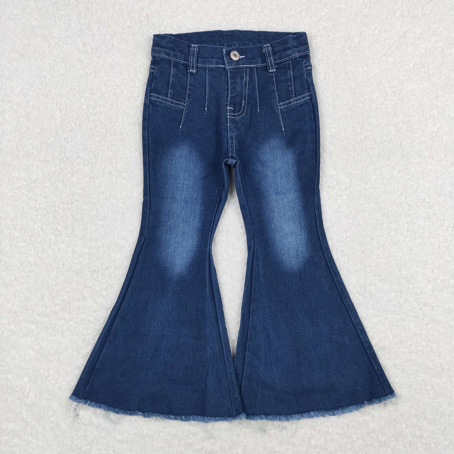 P0457 jeans blue kids bell long pants 202404 RTS