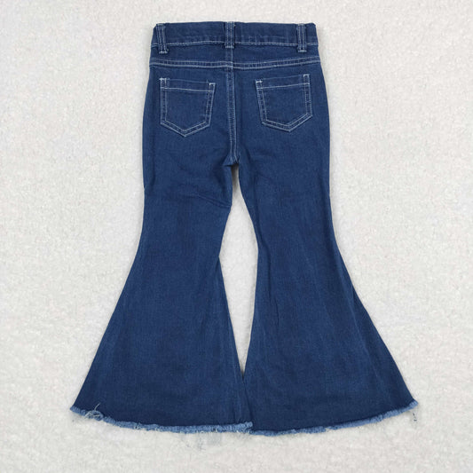 P0457 jeans blue kids bell long pants 202404 RTS