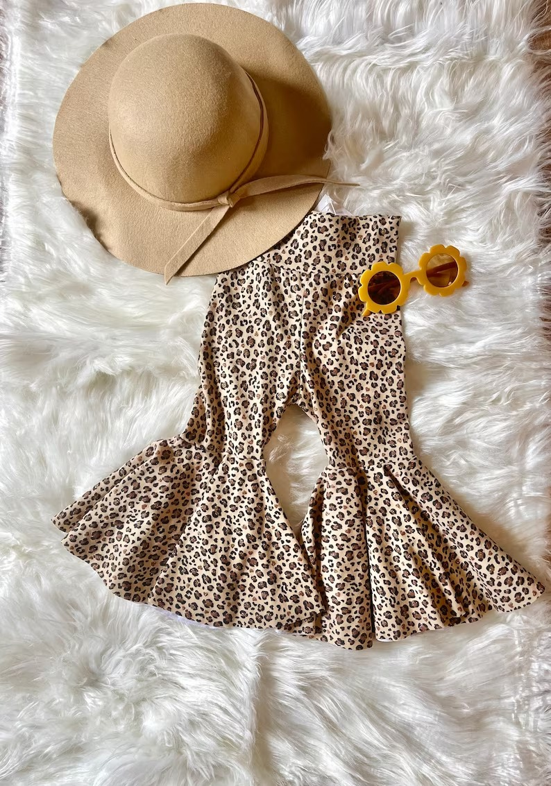 P0460 western taylor swift 1989 girl bell bottom long pants 202411 RTS