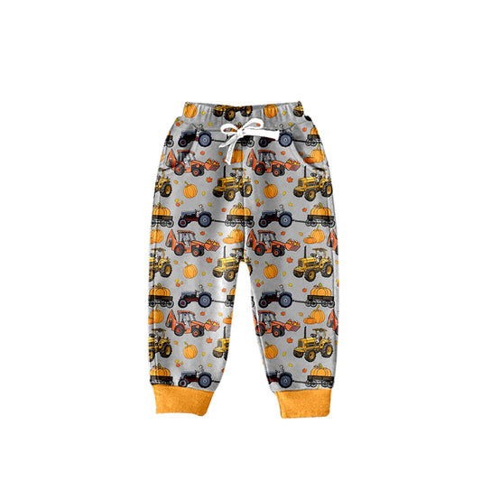 P0477 preorder tractor pumpkin Halloween kids pants 202405