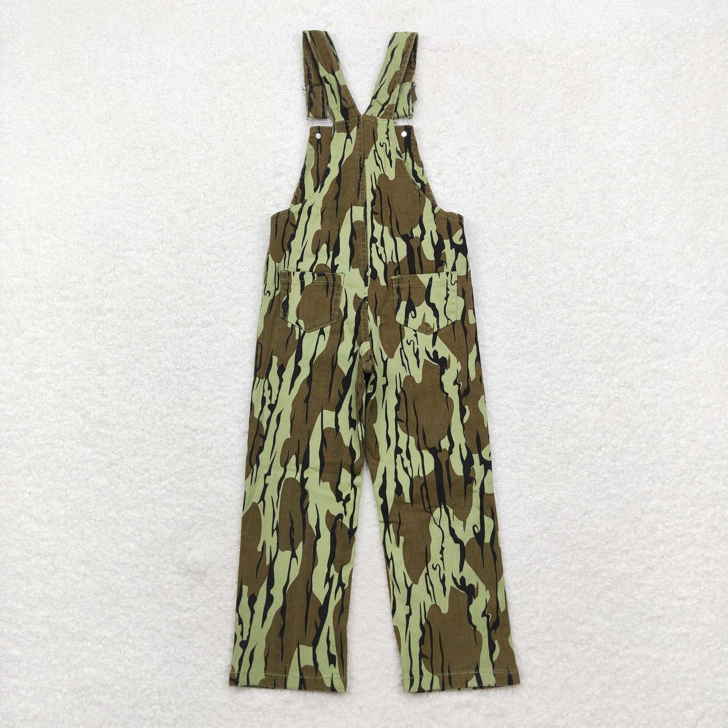 P0534 camo denim jumpsuit jeans overall suspender pants 202408 RTS