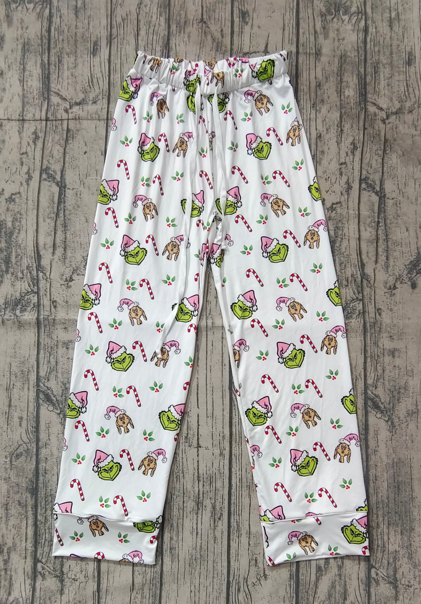 P0536 adult women pants sibling Christmas grinch long pajamas 202408 preorder