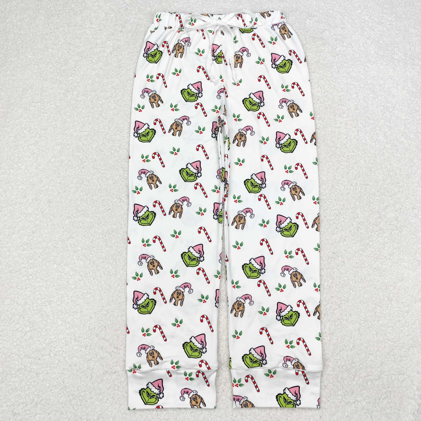 P0536 adult women pants sibling Christmas grinch long pajamas 202410 RTS