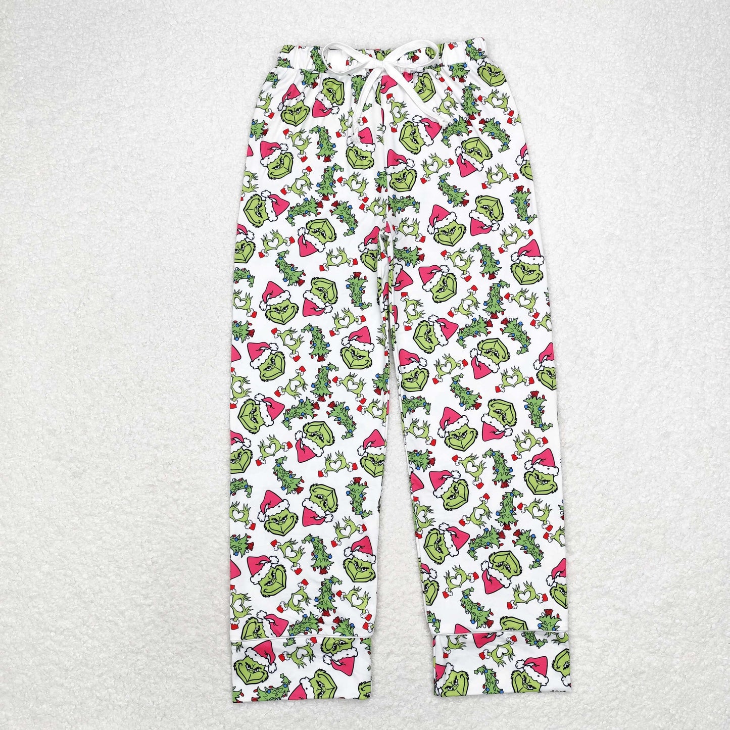 P0542 adult women pants sibling Grinch long pajamas 202408 RTS