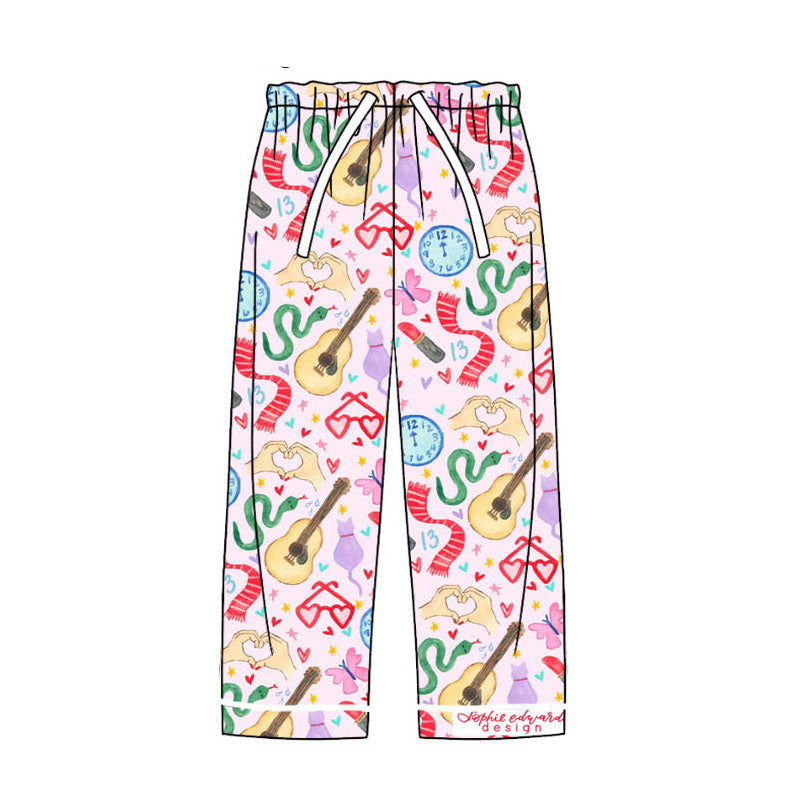 adult women pants siblingTS taylor swift P0558 long pajamas 202405 preorder