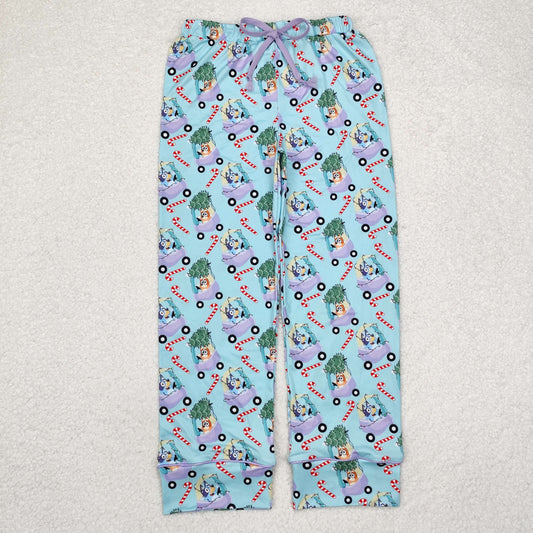 Christmas bluey sibling  P0565 adult  long pajamas pants 202411 RTS