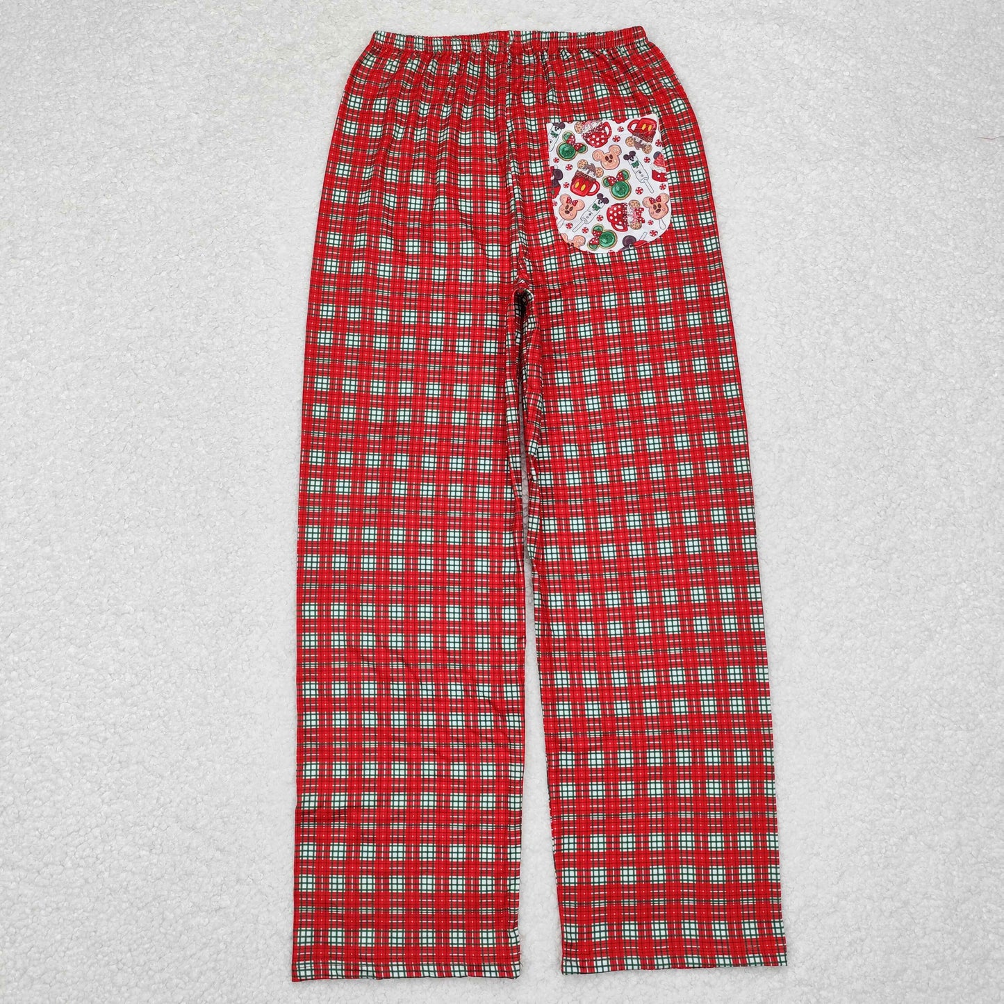 Christmas mouse P0569  adult long pajamas pants 202409 RTS