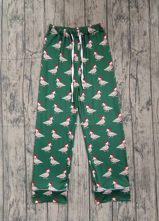 Christmas duck sibling P0636 adult men long pajamas pants 202409 preorder