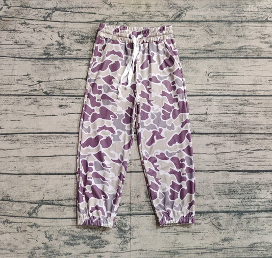 P0652 kids camo Jogger  girl long pants preorder