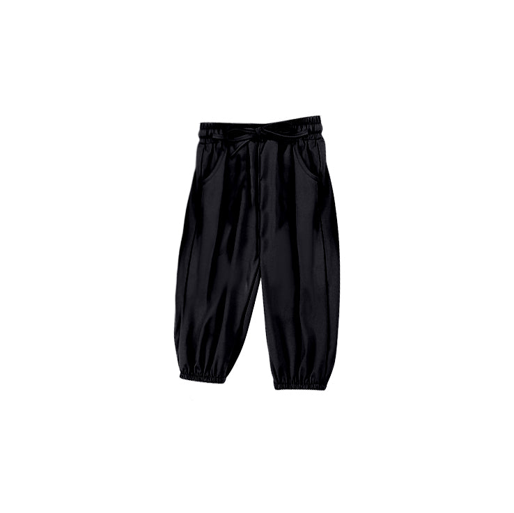 P0672  kids yoga black sports girl long pants preorder 202410