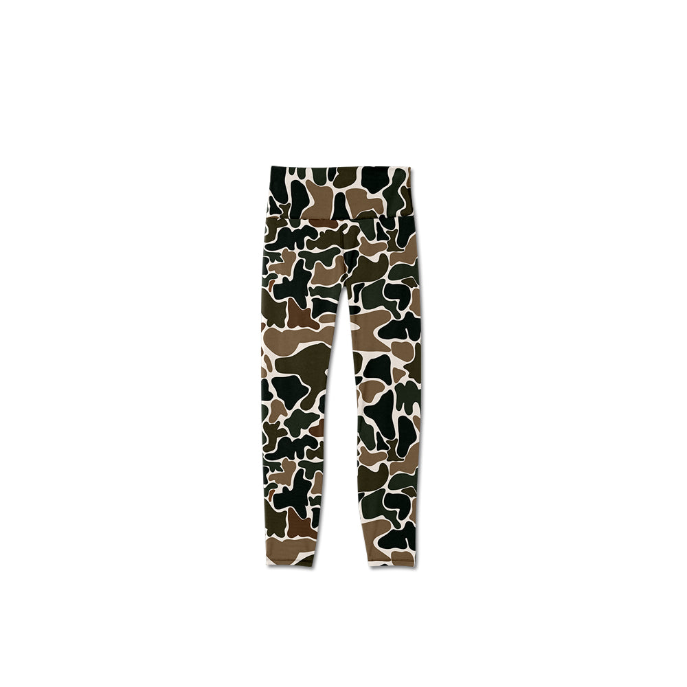 P0690  kids yoga camo  girl long pants preorder 202410