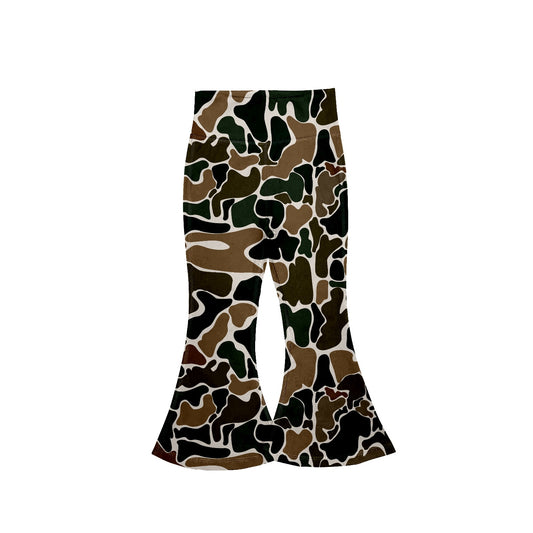 P0692  kids yoga camo  girl long pants preorder 202410（