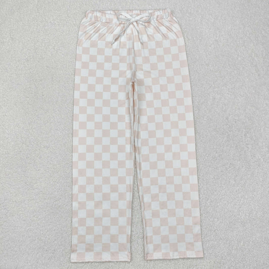 P0730 adult checkerboard long pants 202412 RTS