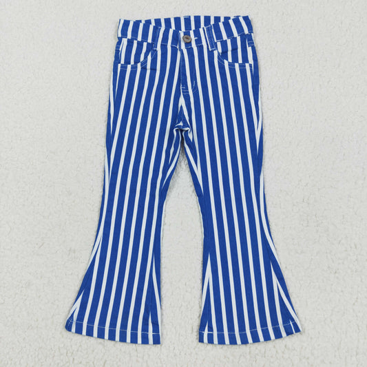 P0761 Girls Western  BLUEdenim jeans pants 202505 RTS