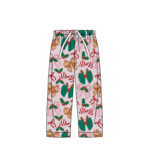 P0786 成人女 adult women pants sibling  Christmas long pajamas 202507 preorder