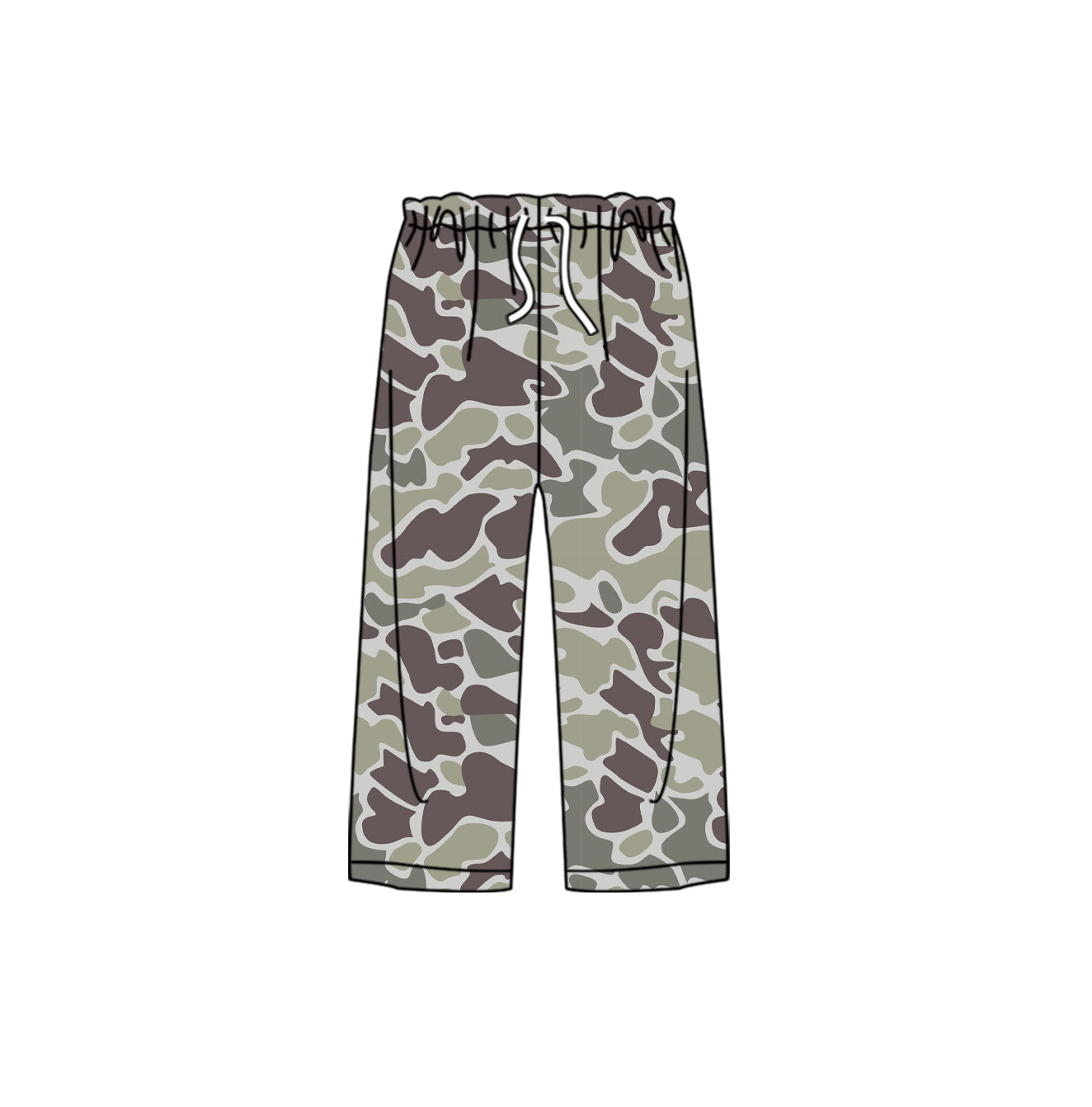 P0804 camo adult  pants sibling Christmas  long pajamas 202507 RTS