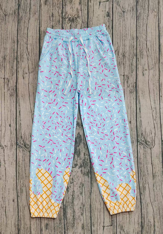 P0808  adult ice cream pants sibling Yoga jogger women long  preorder