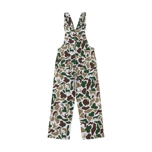 NO MOQ RTS P0828 Baby Kids Clothes Animal Hunting Camo Print Sleeveless Adjustable Strap Overalls 202610