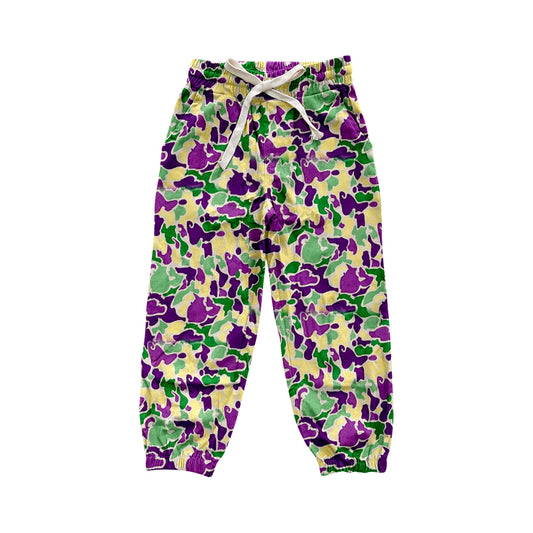 P0838 Mardi Gras western  girl boy summer romper 20250 preorder