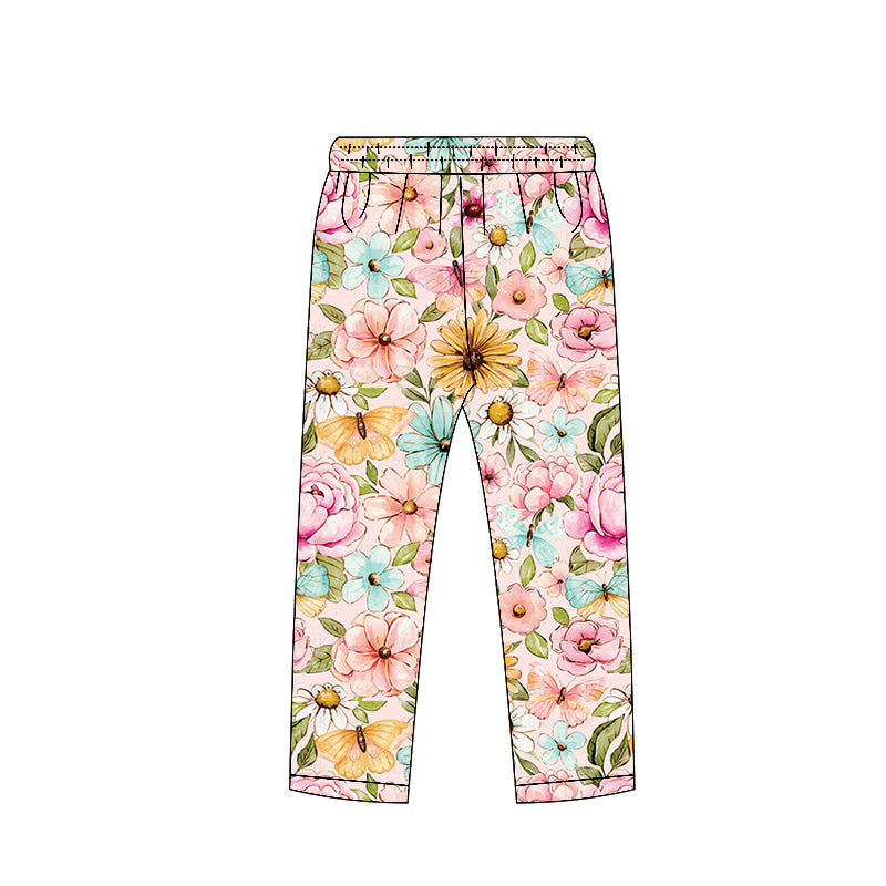P0963  Easter rabbit GIRL summer PANTS 202511 preorder