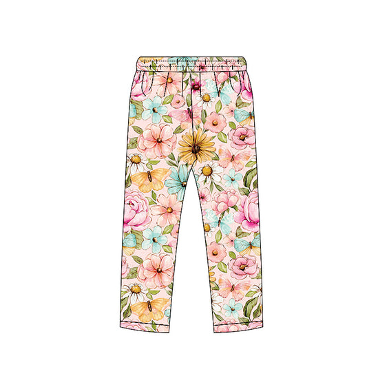 P0963  Easter rabbit GIRL summer PANTS 202511 preorder
