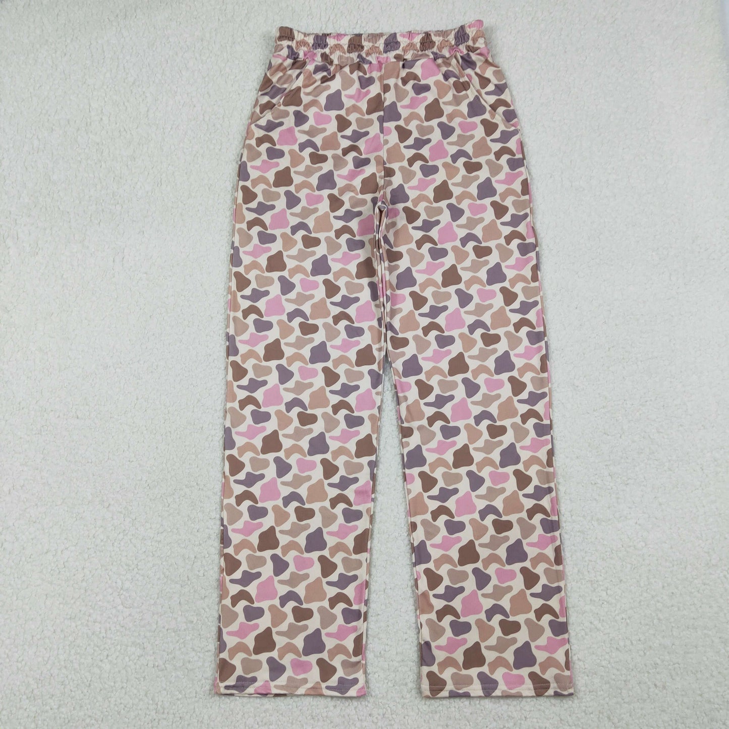 P1001 camo pink adult Women pants  long pajamas 202512 RTS