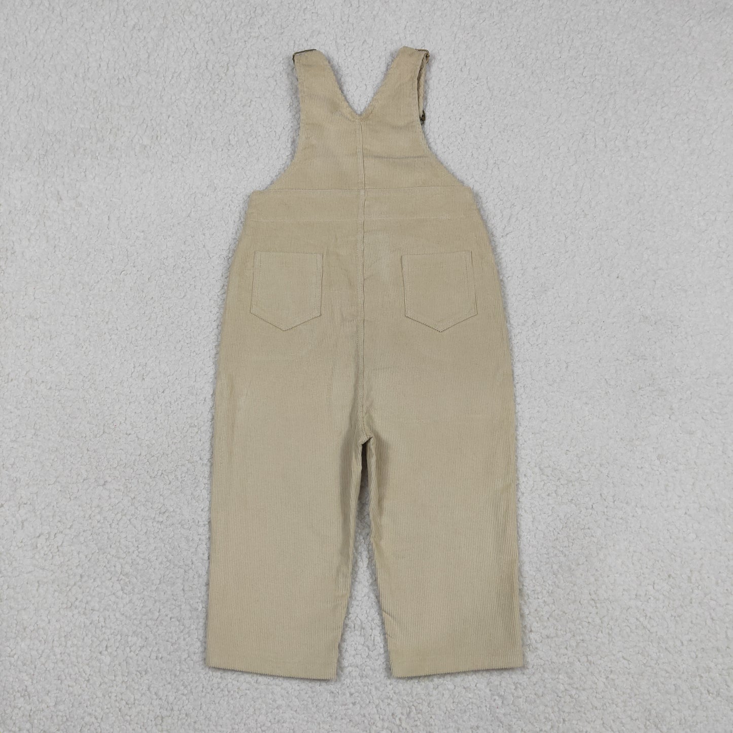 P1044 cotton Kids Solid Corduroy Bib Overalls Adjustable Strap Toddler Casual Jumpsuit  202607 RTS