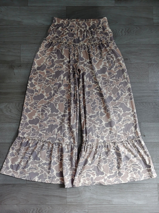 Preorder P1053 Yoga Camo Print Women Wide Leg Pants  women outfit 202608