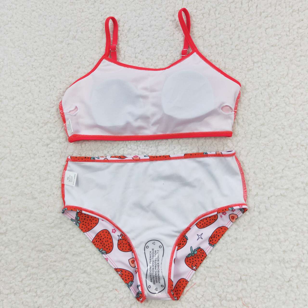 S0142 girls swimwear strawberry swim suit RTS 20230603