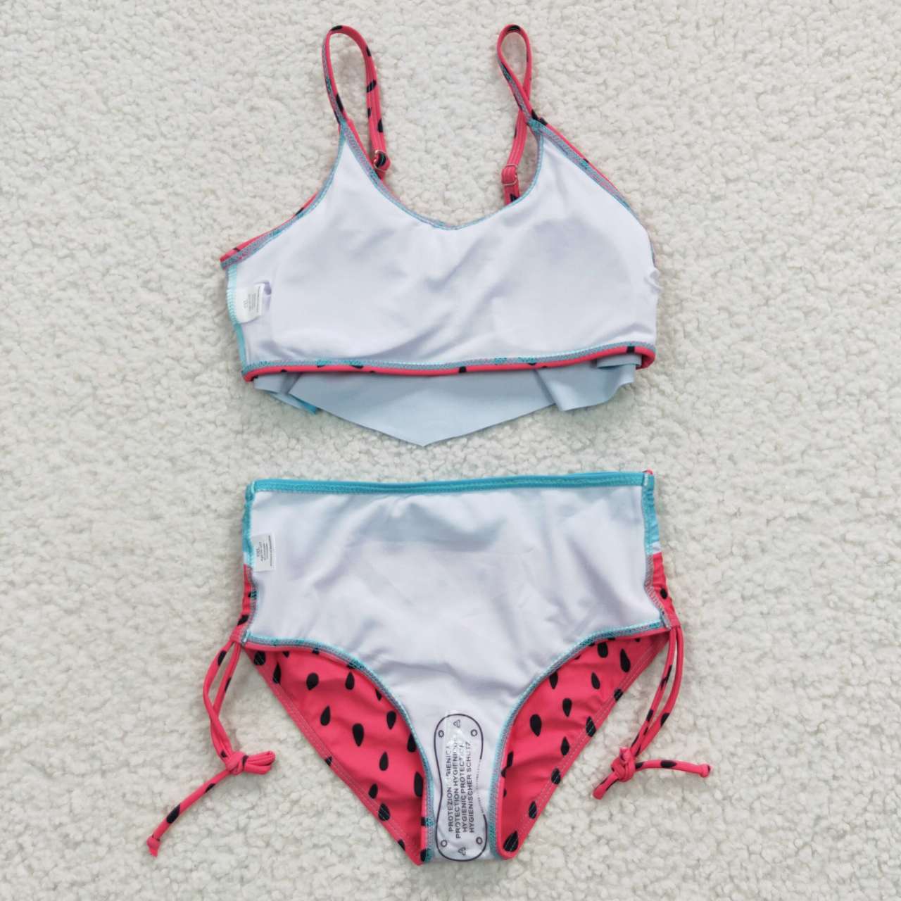 S0138 girls swimwear strawberry swim suit preorder 20230523 RTS