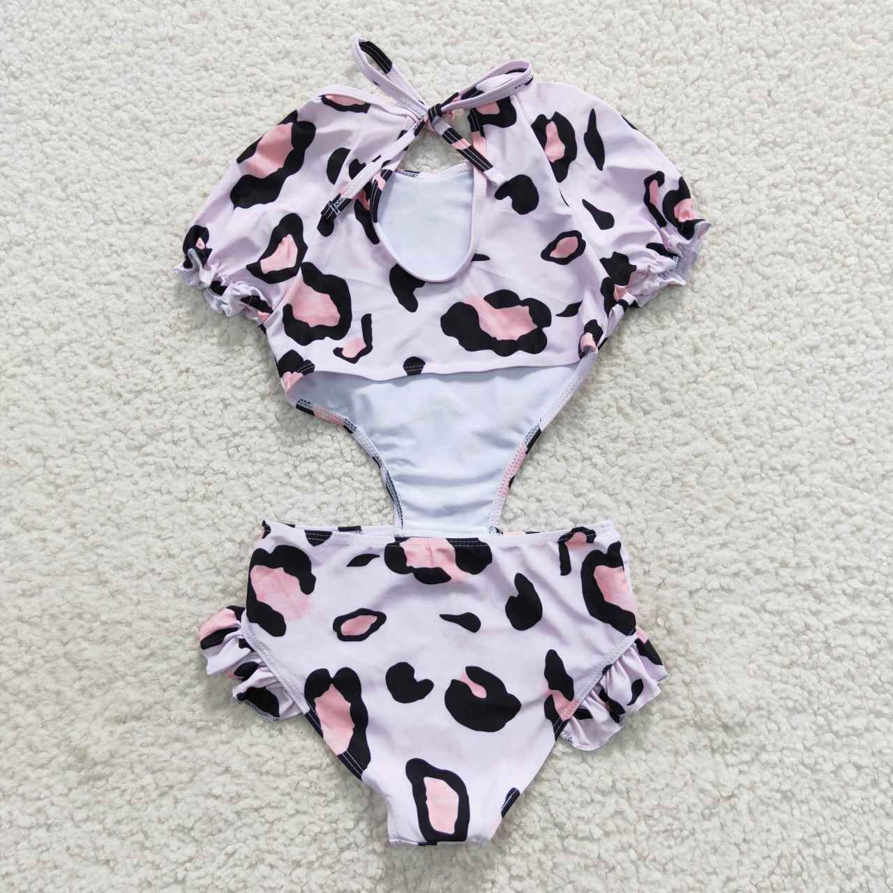 S0152 girls swimwear leopard swim suit 20230808 RTS