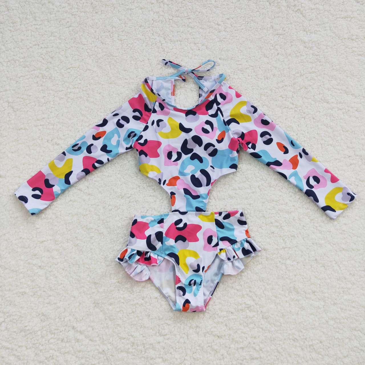 S0153 girl swimwear leopard swim suit RTS 20230809RTS