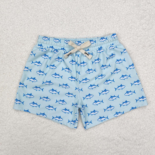 S0171 Fish boy swimming trunks shorts 202412 RTS