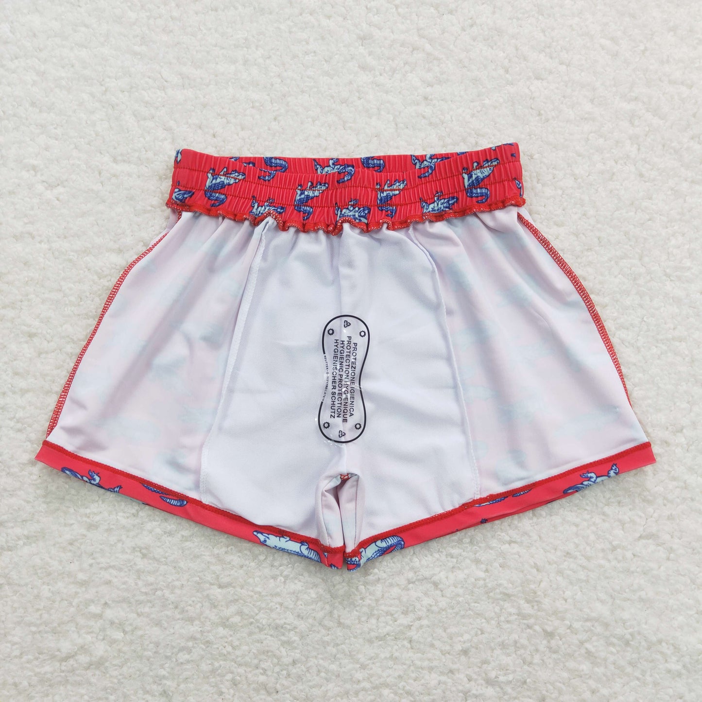 S0175 Western dinosaur boy swimming trunks shorts 202402 RTS