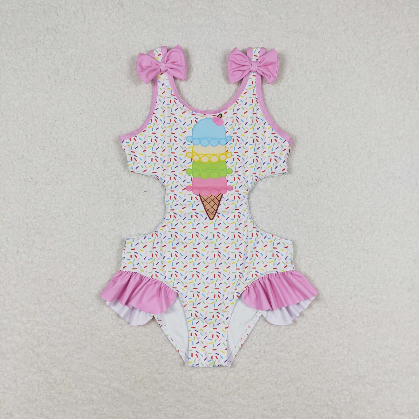 S0178 ice pop girl swimwear 202405 RTS bow