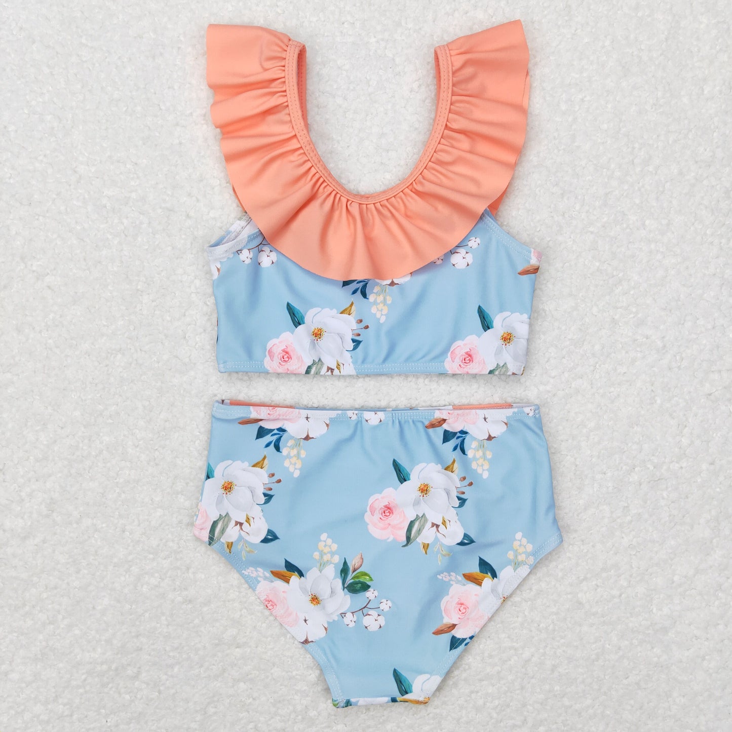 S0179 WESTERN ruffle girl swimwear 20231124 RTS