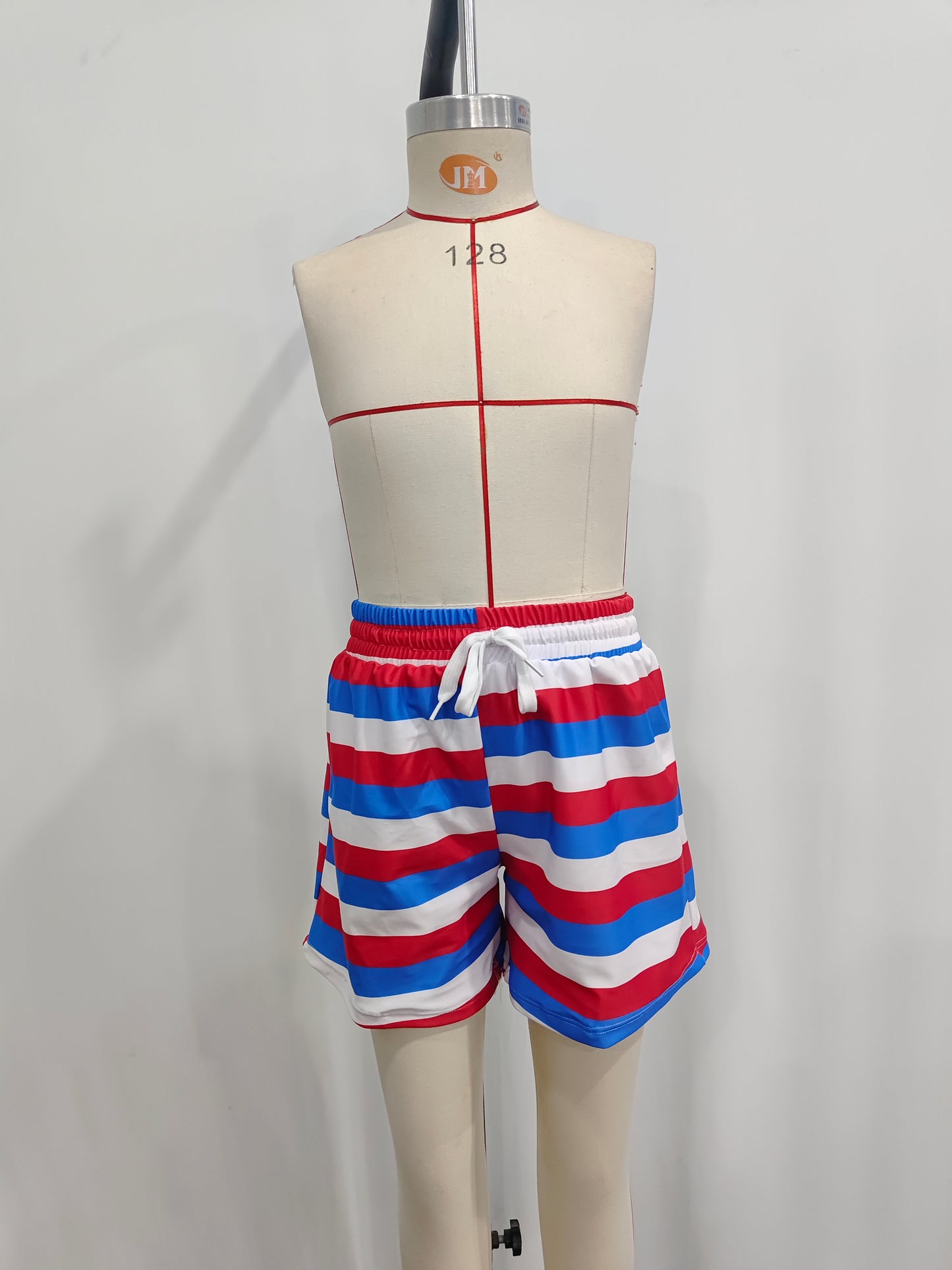 S0233 Western stripe boy swimming trunks 202405 RTS