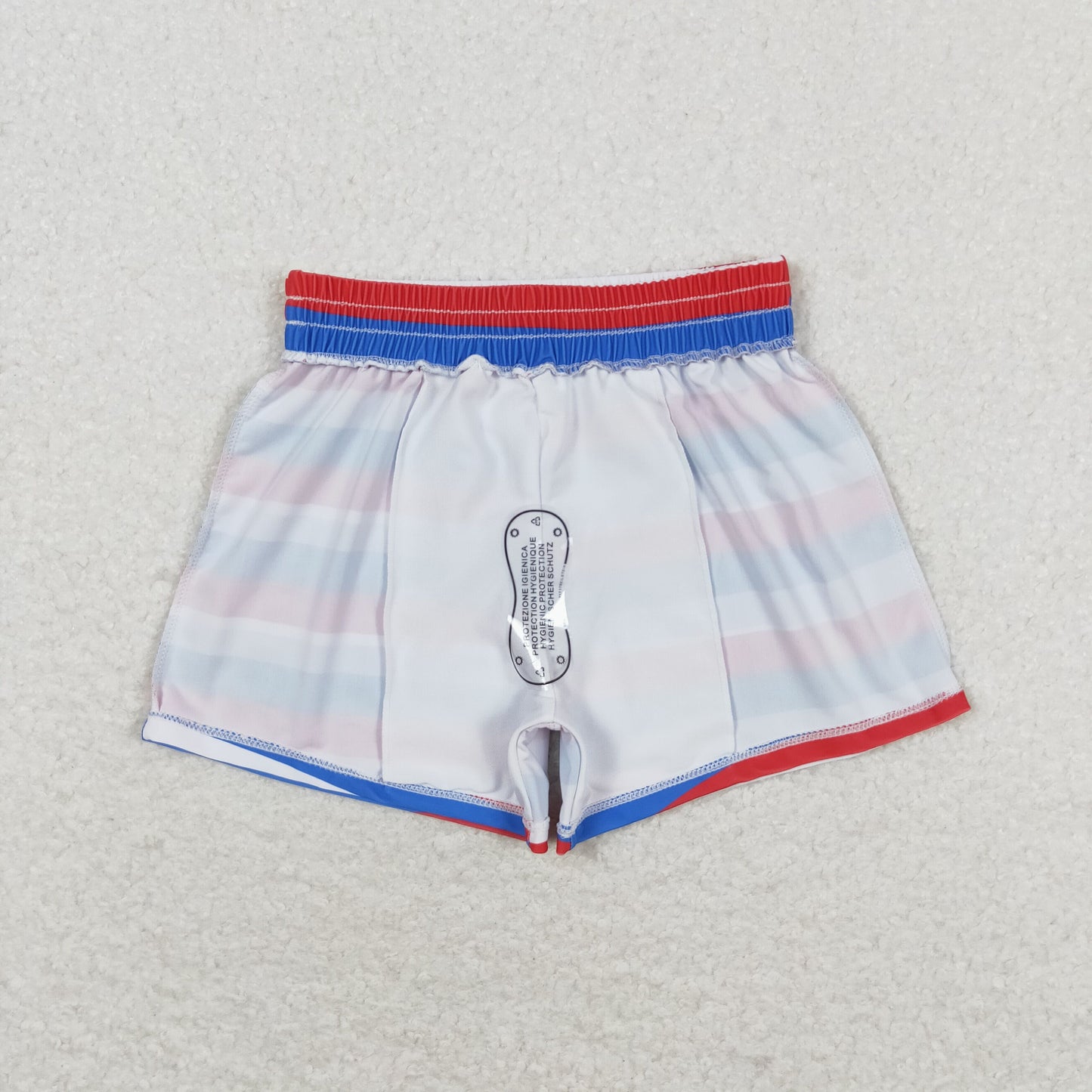 S0233 Western stripe boy swimming trunks 202405 RTS