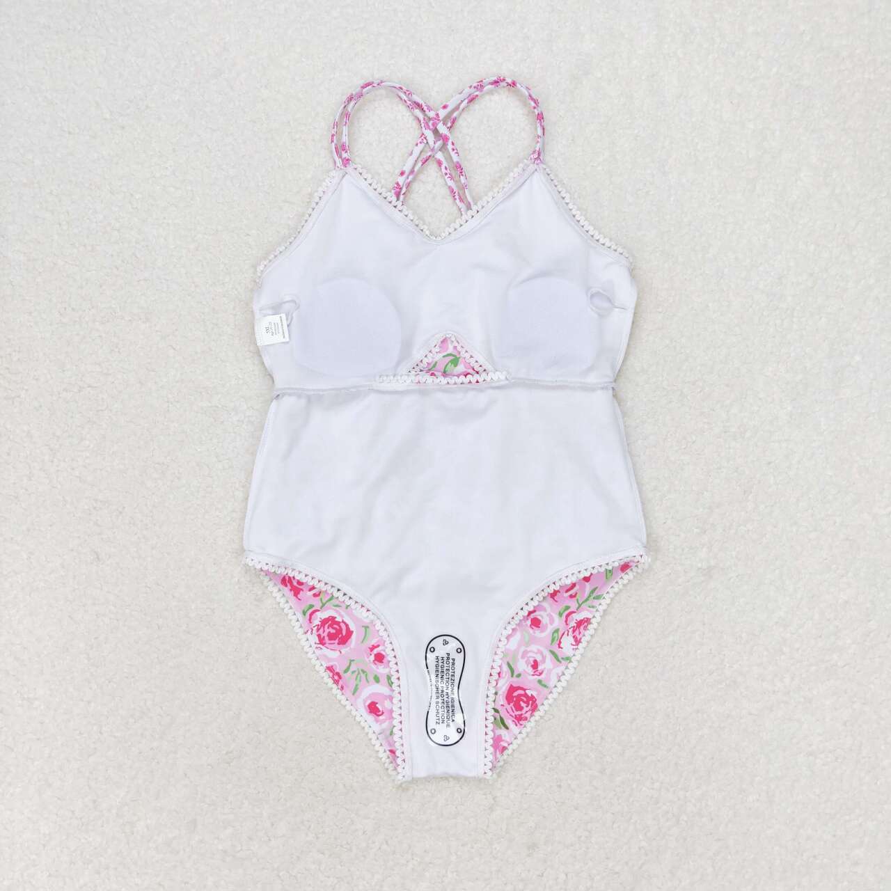 S0247 flowers girl swimming suit 202405