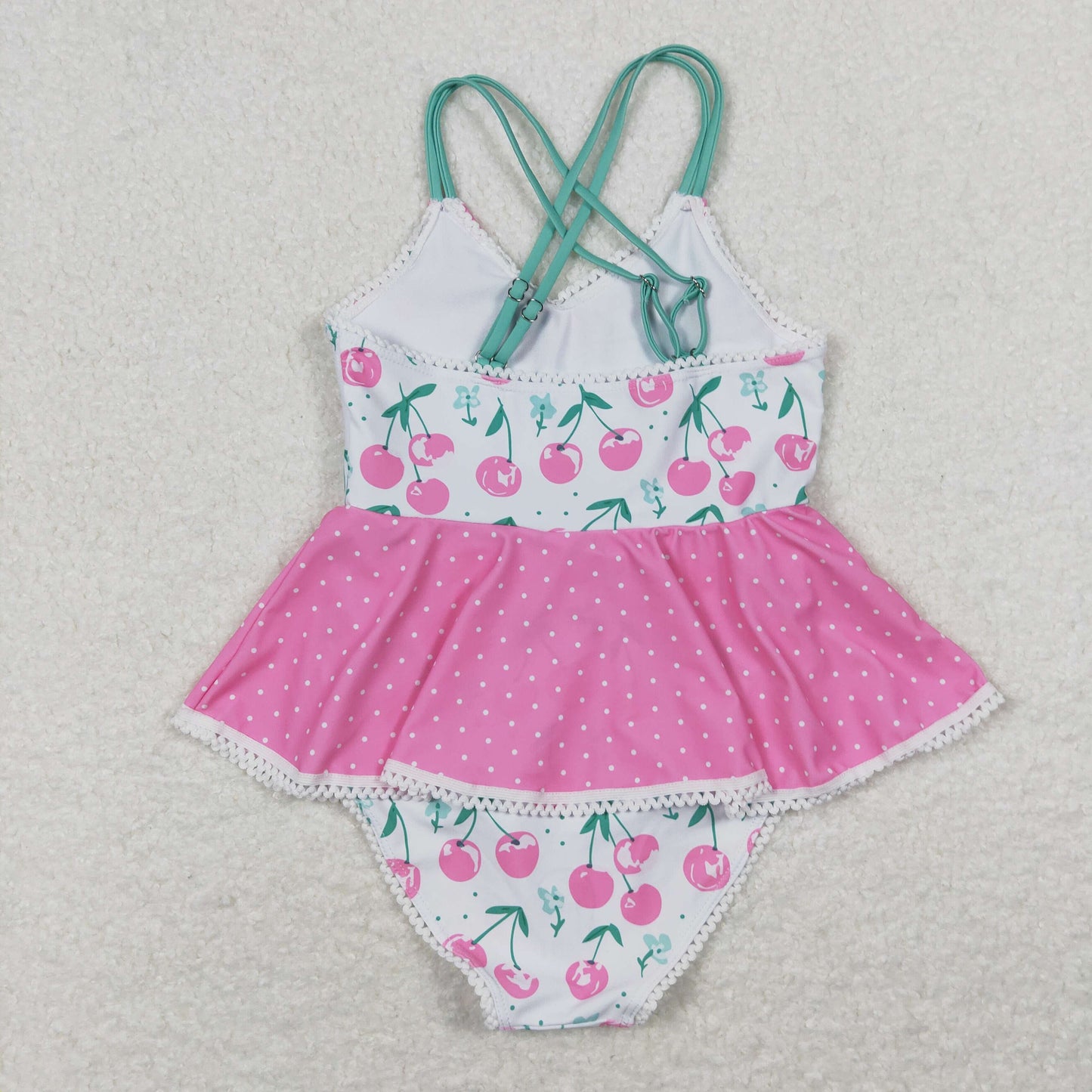 S0251 cherry girl swimming suit 202403 rts