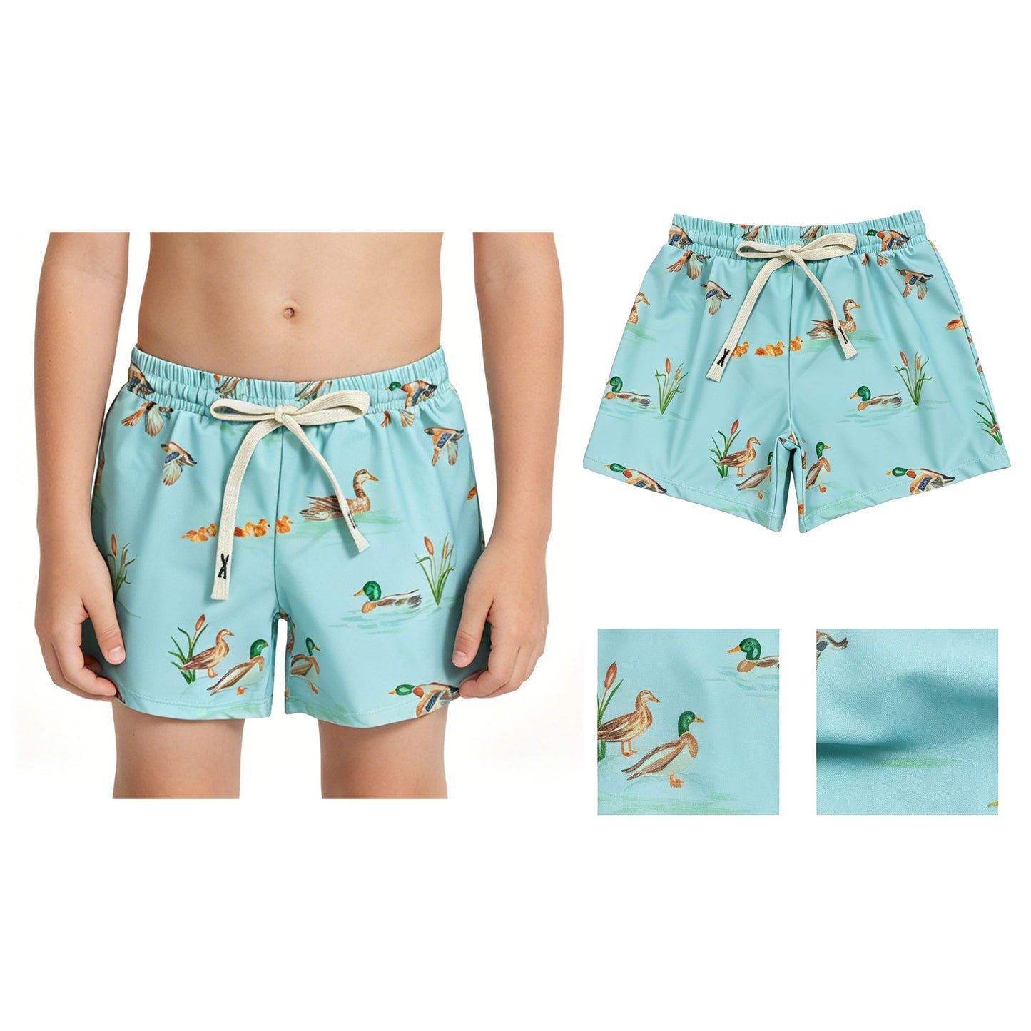 S0266 Western duck boy swimming trunks 202605 RTS