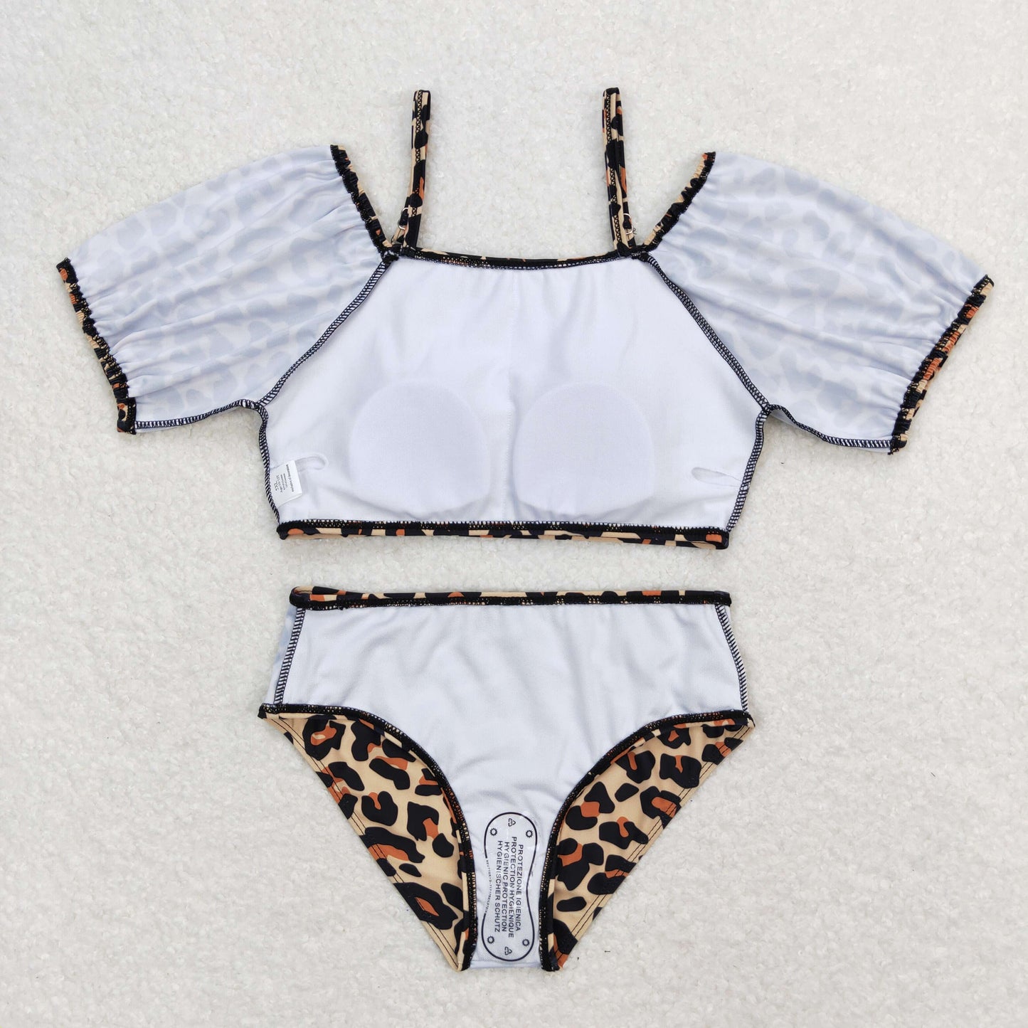 S0272 Leopard girl swimwear 202404 RTS