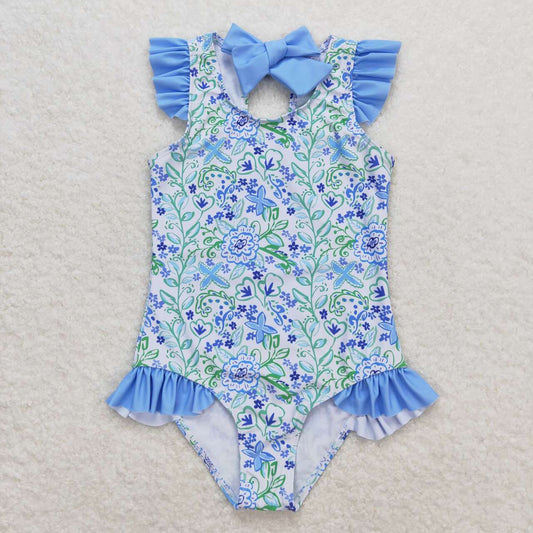 S0278 Flower girl swimming suit 202405 RTS