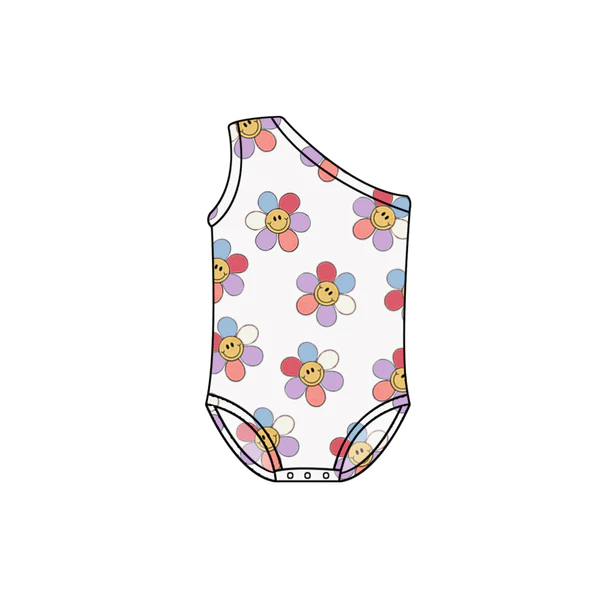 S0298  girl swimwear flowers 202402 preorder