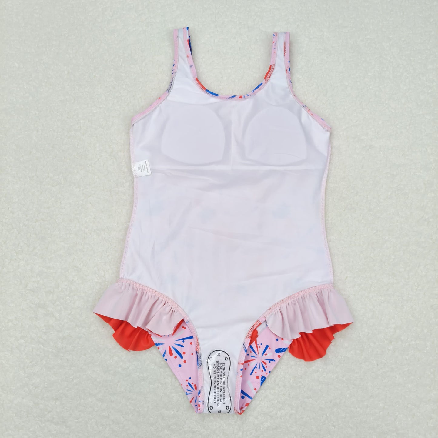 S0333 girl 4th July swimwear 202404