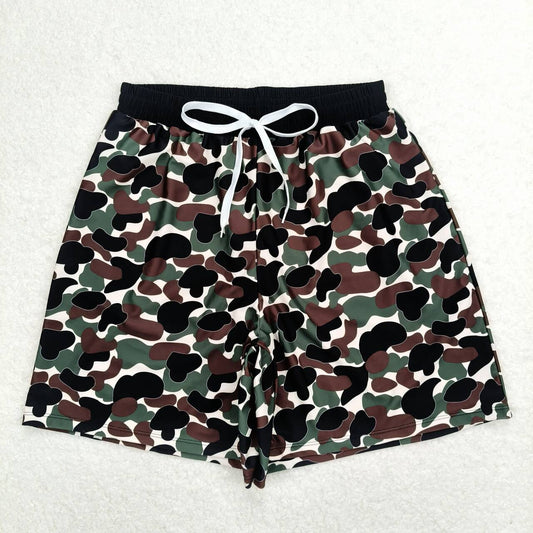 S0401  Adult men camo swimming trunks shorts 202404