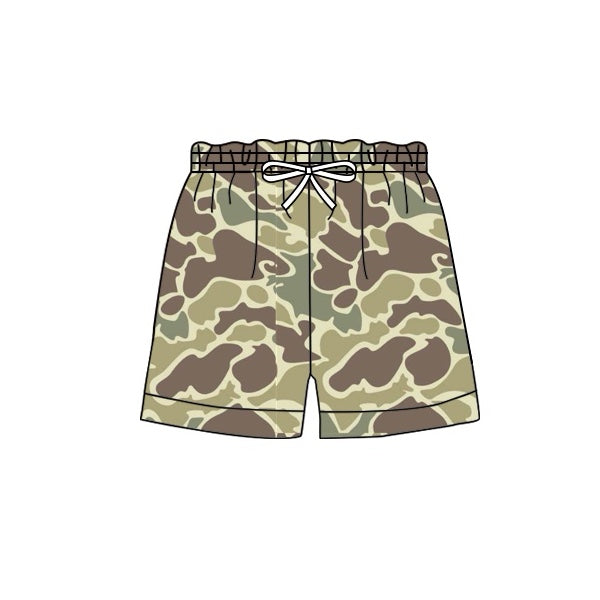 S046  Adult men  camo swimming trunks shorts 202410 preorder