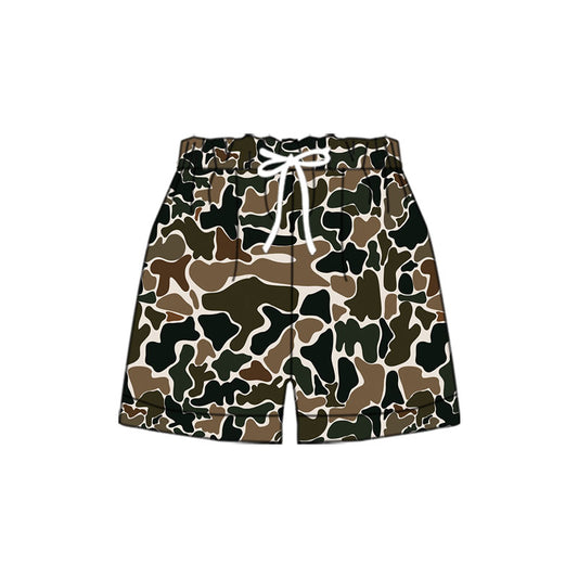 S0466  Adult men  camo swimming trunks shorts 202410 preorder