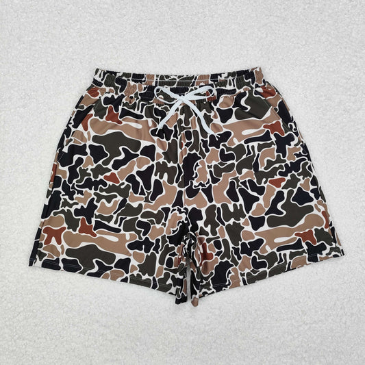 S0478  Adult men camo swimming trunks shorts 202411 RTS