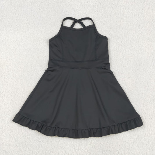 新S0552 -旧S0446 sports  yoga cotton  Swimsuit girl summer shorts dress outfit 202406  RTS